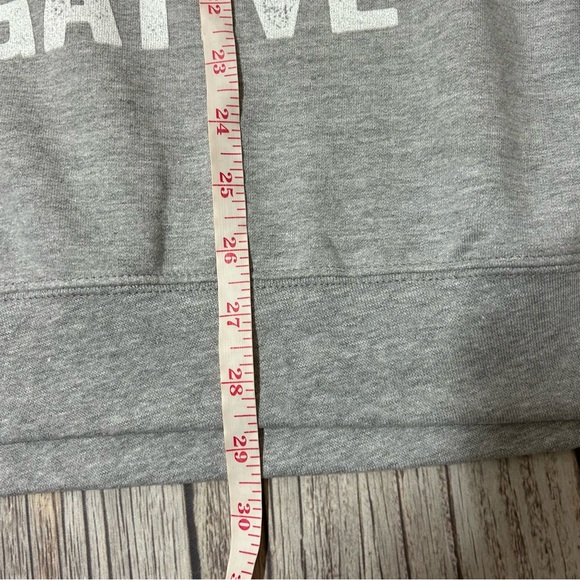 I Had My Patience Tested I'm Negative Cat Funny Gray Long Sleeve Fleece Sweater - Picture 6 of 11